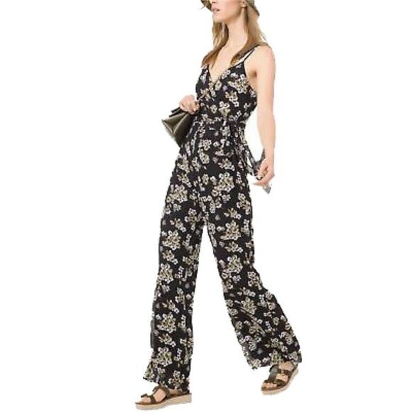 Michael Kors Floral Wide Leg Jumpsuit, size S - Picture 1 of 7